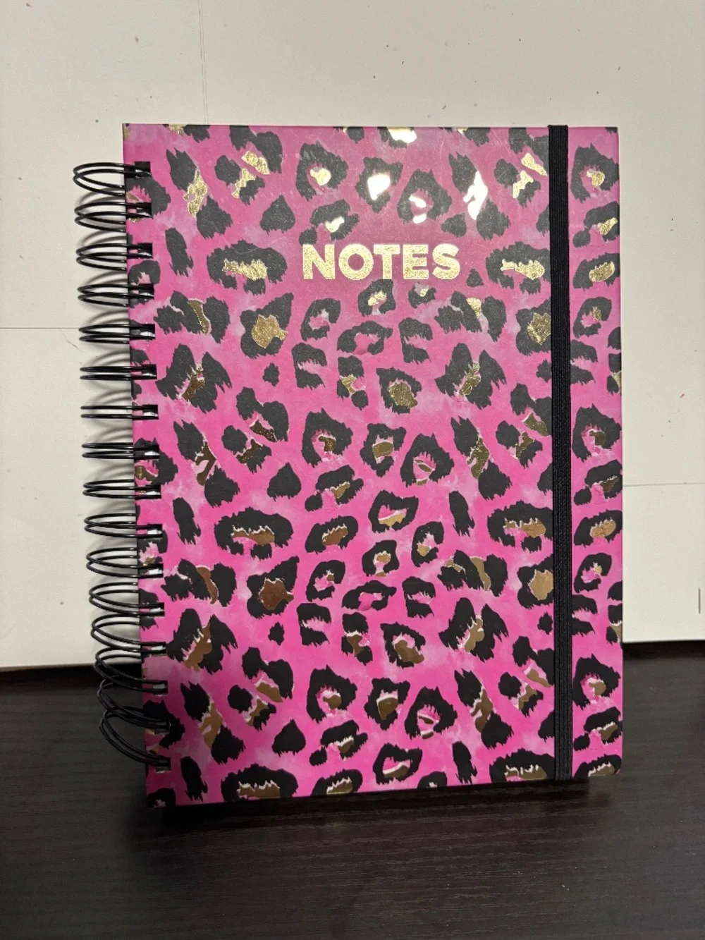 Pink Leopard lined journal- Brand new